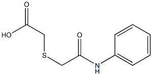 2-{[(phenylcarbamoyl)methyl]sulfanyl}acetic acid Struktur