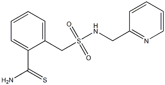 2-{[(pyridin-2-ylmethyl)sulfamoyl]methyl}benzene-1-carbothioamide 结构式