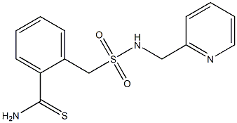 2-{[(pyridin-2-ylmethyl)sulfamoyl]methyl}benzene-1-carbothioamide Structure