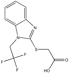 2-{[1-(2,2,2-trifluoroethyl)-1H-1,3-benzodiazol-2-yl]sulfanyl}acetic acid