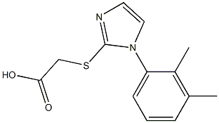 2-{[1-(2,3-dimethylphenyl)-1H-imidazol-2-yl]sulfanyl}acetic acid Structure