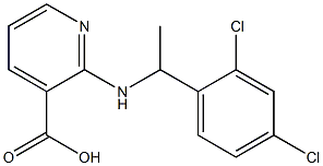  2-{[1-(2,4-dichlorophenyl)ethyl]amino}pyridine-3-carboxylic acid