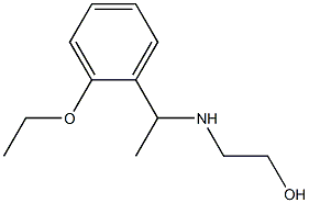 2-{[1-(2-ethoxyphenyl)ethyl]amino}ethan-1-ol Structure
