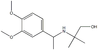 2-{[1-(3,4-dimethoxyphenyl)ethyl]amino}-2-methylpropan-1-ol