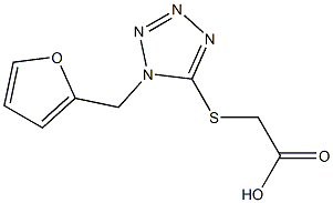 2-{[1-(furan-2-ylmethyl)-1H-1,2,3,4-tetrazol-5-yl]sulfanyl}acetic acid