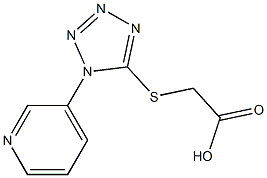 2-{[1-(pyridin-3-yl)-1H-1,2,3,4-tetrazol-5-yl]sulfanyl}acetic acid|