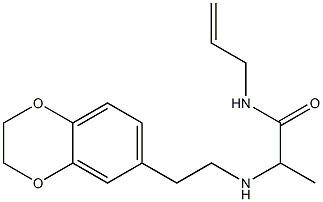 2-{[2-(2,3-dihydro-1,4-benzodioxin-6-yl)ethyl]amino}-N-(prop-2-en-1-yl)propanamide