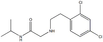 2-{[2-(2,4-dichlorophenyl)ethyl]amino}-N-(propan-2-yl)acetamide