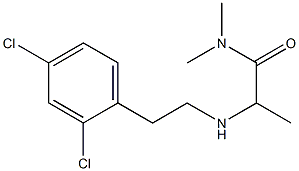 2-{[2-(2,4-dichlorophenyl)ethyl]amino}-N,N-dimethylpropanamide