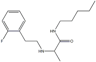 2-{[2-(2-fluorophenyl)ethyl]amino}-N-pentylpropanamide|