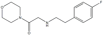 2-{[2-(4-fluorophenyl)ethyl]amino}-1-(morpholin-4-yl)ethan-1-one
