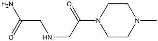 2-{[2-(4-methylpiperazin-1-yl)-2-oxoethyl]amino}acetamide 化学構造式