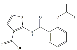 2-{[2-(difluoromethoxy)benzene]amido}thiophene-3-carboxylic acid