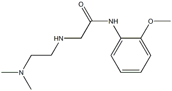 2-{[2-(dimethylamino)ethyl]amino}-N-(2-methoxyphenyl)acetamide Structure
