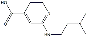 2-{[2-(dimethylamino)ethyl]amino}pyridine-4-carboxylic acid Structure