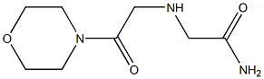 2-{[2-(morpholin-4-yl)-2-oxoethyl]amino}acetamide Structure