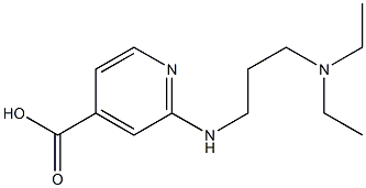  2-{[3-(diethylamino)propyl]amino}pyridine-4-carboxylic acid