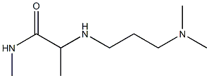 2-{[3-(dimethylamino)propyl]amino}-N-methylpropanamide,,结构式