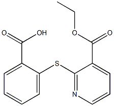 2-{[3-(ethoxycarbonyl)pyridin-2-yl]sulfanyl}benzoic acid Structure