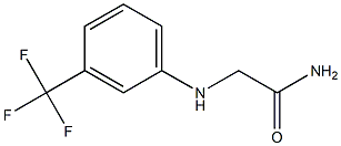 2-{[3-(trifluoromethyl)phenyl]amino}acetamide Struktur