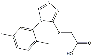 2-{[4-(2,5-dimethylphenyl)-4H-1,2,4-triazol-3-yl]sulfanyl}acetic acid