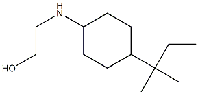 2-{[4-(2-methylbutan-2-yl)cyclohexyl]amino}ethan-1-ol Structure