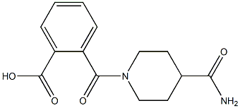 2-{[4-(aminocarbonyl)piperidin-1-yl]carbonyl}benzoic acid