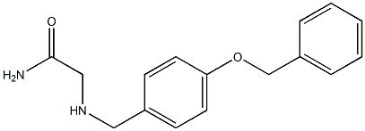  2-{[4-(benzyloxy)benzyl]amino}acetamide