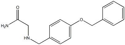 2-{[4-(benzyloxy)benzyl]amino}acetamide