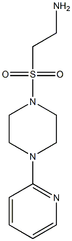 2-{[4-(pyridin-2-yl)piperazine-1-]sulfonyl}ethan-1-amine 化学構造式