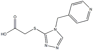  2-{[4-(pyridin-4-ylmethyl)-4H-1,2,4-triazol-3-yl]sulfanyl}acetic acid