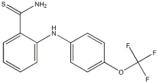 2-{[4-(trifluoromethoxy)phenyl]amino}benzene-1-carbothioamide|