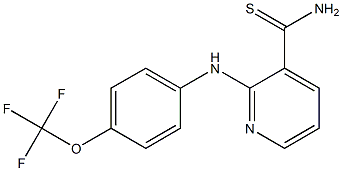 2-{[4-(trifluoromethoxy)phenyl]amino}pyridine-3-carbothioamide