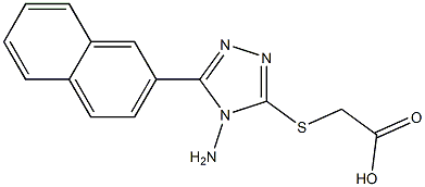  2-{[4-amino-5-(naphthalen-2-yl)-4H-1,2,4-triazol-3-yl]sulfanyl}acetic acid