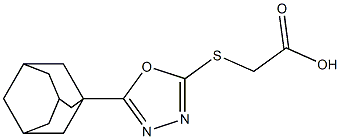 2-{[5-(adamantan-1-yl)-1,3,4-oxadiazol-2-yl]sulfanyl}acetic acid