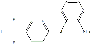 2-{[5-(trifluoromethyl)pyridin-2-yl]sulfanyl}aniline Struktur