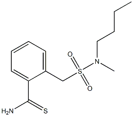 2-{[butyl(methyl)sulfamoyl]methyl}benzene-1-carbothioamide Structure