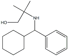 2-{[cyclohexyl(phenyl)methyl]amino}-2-methylpropan-1-ol Structure