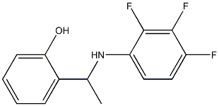 2-{1-[(2,3,4-trifluorophenyl)amino]ethyl}phenol Structure