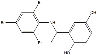 2-{1-[(2,4,6-tribromophenyl)amino]ethyl}benzene-1,4-diol