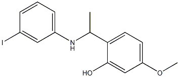 2-{1-[(3-iodophenyl)amino]ethyl}-5-methoxyphenol