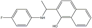 2-{1-[(4-fluorophenyl)amino]ethyl}naphthalen-1-ol