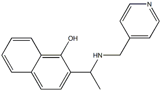 2-{1-[(pyridin-4-ylmethyl)amino]ethyl}naphthalen-1-ol|