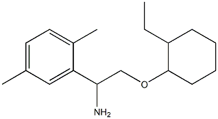 2-{1-amino-2-[(2-ethylcyclohexyl)oxy]ethyl}-1,4-dimethylbenzene Structure