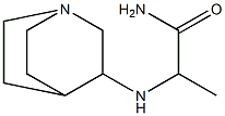  2-{1-azabicyclo[2.2.2]octan-3-ylamino}propanamide