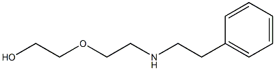 2-{2-[(2-phenylethyl)amino]ethoxy}ethan-1-ol,,结构式