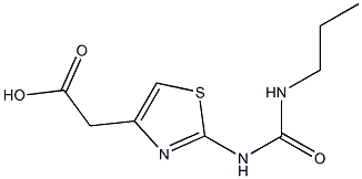 2-{2-[(propylcarbamoyl)amino]-1,3-thiazol-4-yl}acetic acid