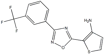 2-{3-[3-(trifluoromethyl)phenyl]-1,2,4-oxadiazol-5-yl}thiophen-3-amine