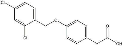 2-{4-[(2,4-dichlorophenyl)methoxy]phenyl}acetic acid Structure