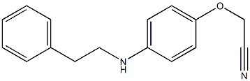 2-{4-[(2-phenylethyl)amino]phenoxy}acetonitrile|
